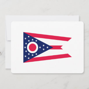 Carte Drapeau de l'Ohio