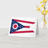 Carte Drapeau de l'Ohio (Fleur jaune)