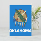 Carte Drapeau de l'Oklahoma (Debout devant)