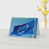 Carte Drapeau de l'UE (Fleur jaune)
