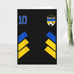 Carte Drapeau de l'Ukraine Amoureux de la fierté ukraini