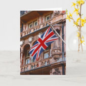 Carte drapeau de l'union jack (Fleur jaune)