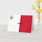 Carte Drapeau de Malte (Fleur jaune)