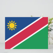 Carte Drapeau de Namibie (Afrique australe) (Debout devant)