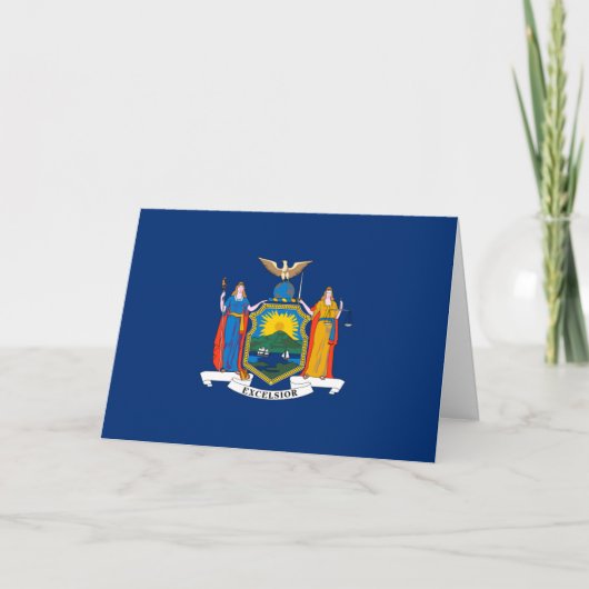 Carte Drapeau de New York (Devant)
