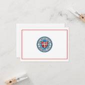 Carte Drapeau de Oklahoma City (Oklahoma) (Devant/Arrière en situation)