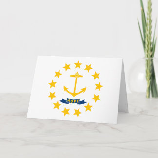 Carte Drapeau de Rhode Island