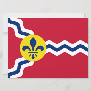 Carte Drapeau de Saint-Louis (Missouri)