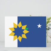 Carte Drapeau de Topeka (Kansas) (Debout devant)
