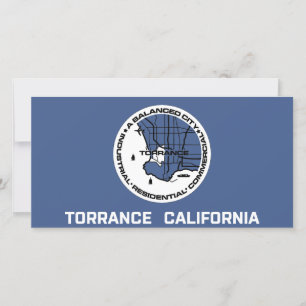 Carte Drapeau de Torrance (Californie)