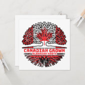 Carte Drapeau de Tree Roots (Devant/Arrière en situation)