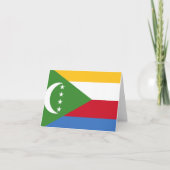 Carte Drapeau des Comores (Devant)