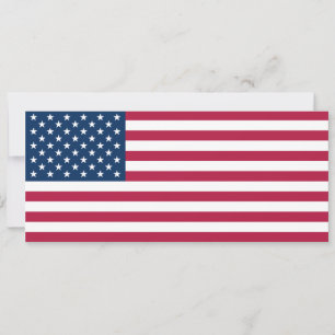 Carte Drapeau des États-Unis d'Amérique patriotique