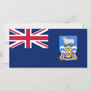 Carte Drapeau des îles Falkland (Territoire britannique)