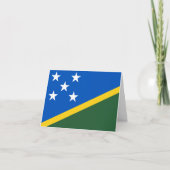 Carte Drapeau des Îles Salomon (Devant)