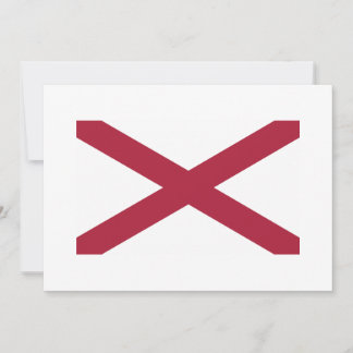 Carte Drapeau d'État de l'Alabama