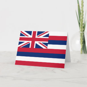 Carte Drapeau d'Hawaï (État des États-Unis)