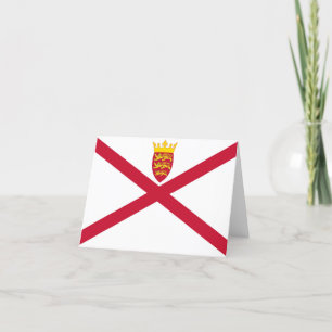 Carte Drapeau du Bailiwick de Jersey