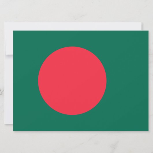 Carte Drapeau du Bangladesh (Bangladesh) (Devant)