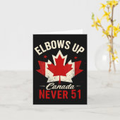 Carte Drapeau du Canada Jamais 51 (Fleur jaune)