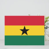 Carte Drapeau du Ghana (Debout devant)