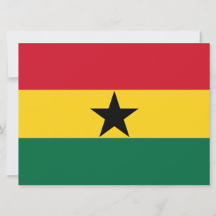 Carte Drapeau du Ghana