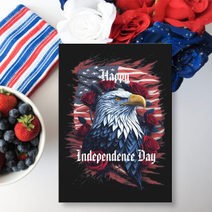 Carte Drapeau du Jour de l'Indépendance du 4 juillet Sta