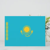 Carte Drapeau du Kazakhstan (Debout devant)