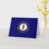 Carte Drapeau du Kentucky (Fleur jaune)