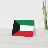 Carte Drapeau du Koweït (Devant)