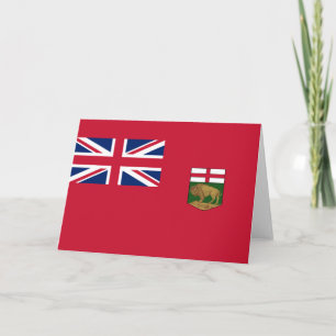 Carte Drapeau du Manitoba