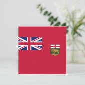 Carte Drapeau du Manitoba (Debout devant)