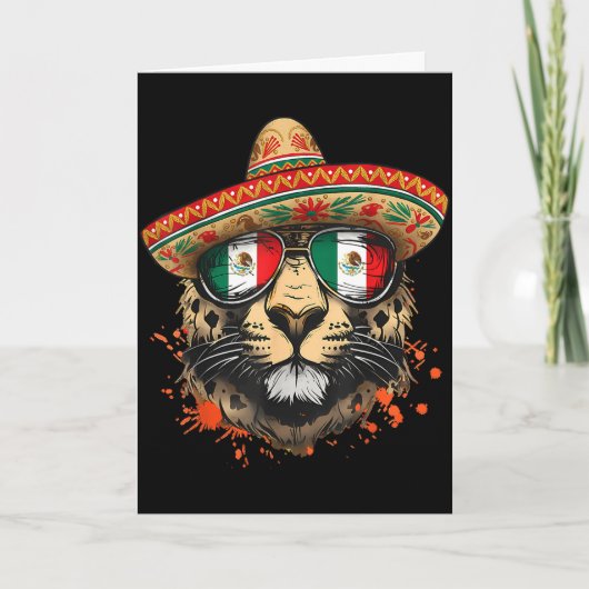 Carte Drapeau du Mexique fierté mexicaine racines mexica (Devant)