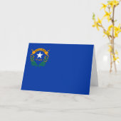 Carte Drapeau du Nevada (Fleur jaune)