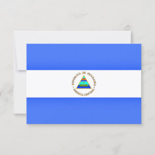 Carte Drapeau du Nicaragua