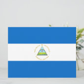 Carte Drapeau du Nicaragua (Debout devant)