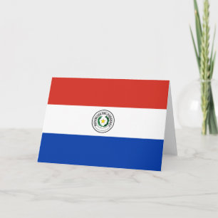 Carte Drapeau du Paraguay