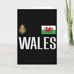 Carte Drapeau du Pays de Galles Footbyll gallois Support
