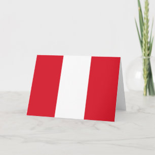 Carte Drapeau du Pérou