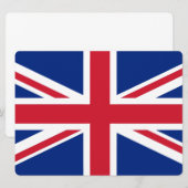 Carte Drapeau du Royaume-Uni (Devant / Derrière)