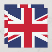 Carte Drapeau du Royaume-Uni (Devant / Derrière)