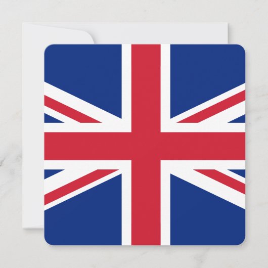 Carte Drapeau du Royaume-Uni (Devant)