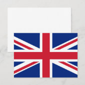 Carte Drapeau du Royaume-Uni (Devant / Derrière)