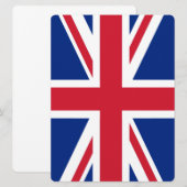 Carte Drapeau du Royaume-Uni (Devant / Derrière)