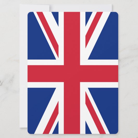 Carte Drapeau du Royaume-Uni (Devant)