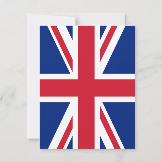Carte Drapeau du Royaume-Uni (Devant)