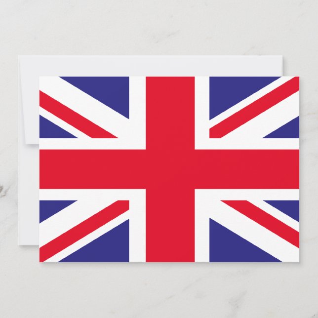 Carte drapeau du royaume-uni (Devant)