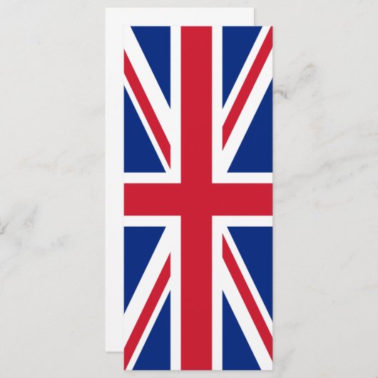 Carte Drapeau du Royaume-Uni (Devant / Derrière)