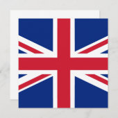 Carte Drapeau du Royaume-Uni (Devant / Derrière)