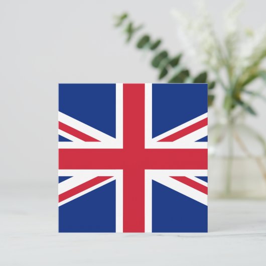 Carte Drapeau du Royaume-Uni (Debout devant)